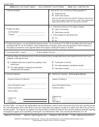 Form 7 Real Property Tax Petition - Minnesota