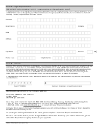 Form PWGSC-TPSGC8001-552E &quot;Direct Deposit Enrolment Form&quot; - Canada, Page 2