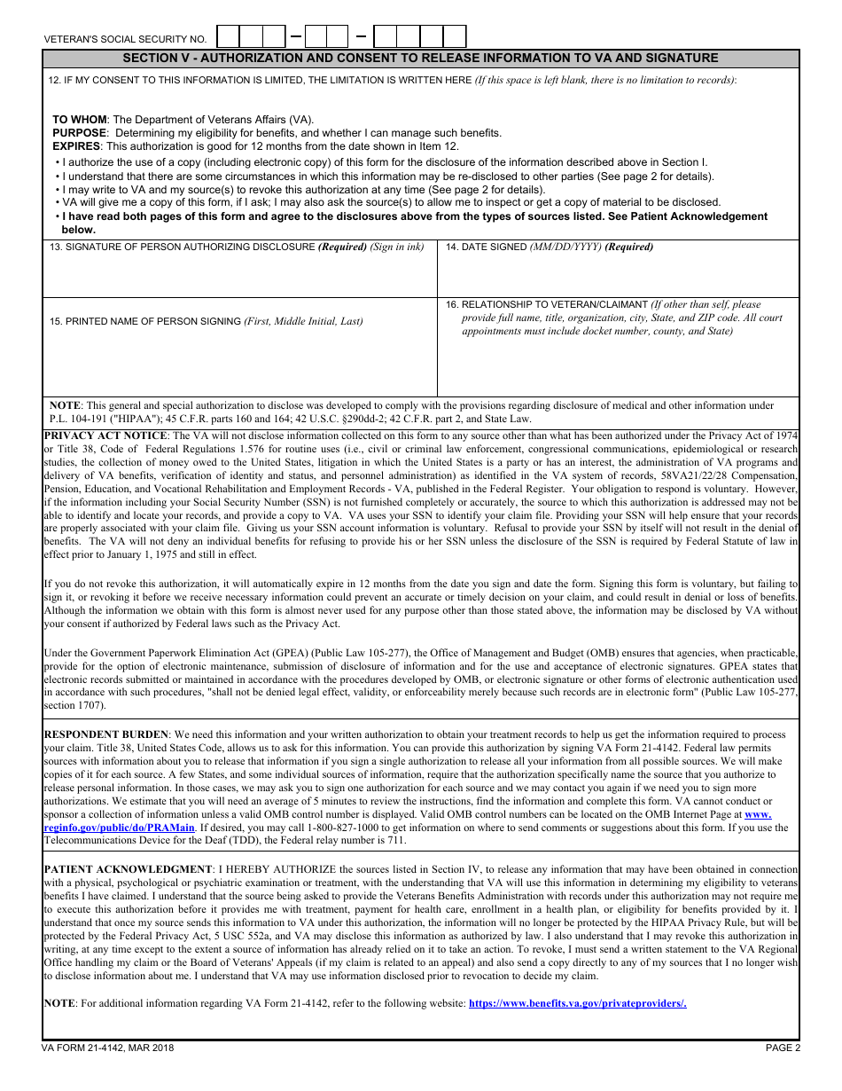 va-form-21-4142-fill-out-sign-online-and-download-fillable-pdf-templateroller