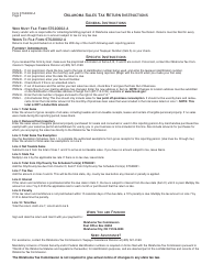OTC Form STS20002-A Oklahoma Sales Tax Return - Oklahoma, Page 3