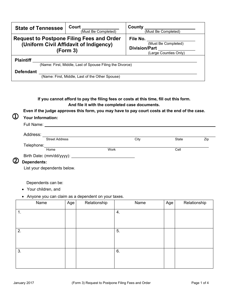 Request for Agreed Divorce With Children - Tennessee, Page 17