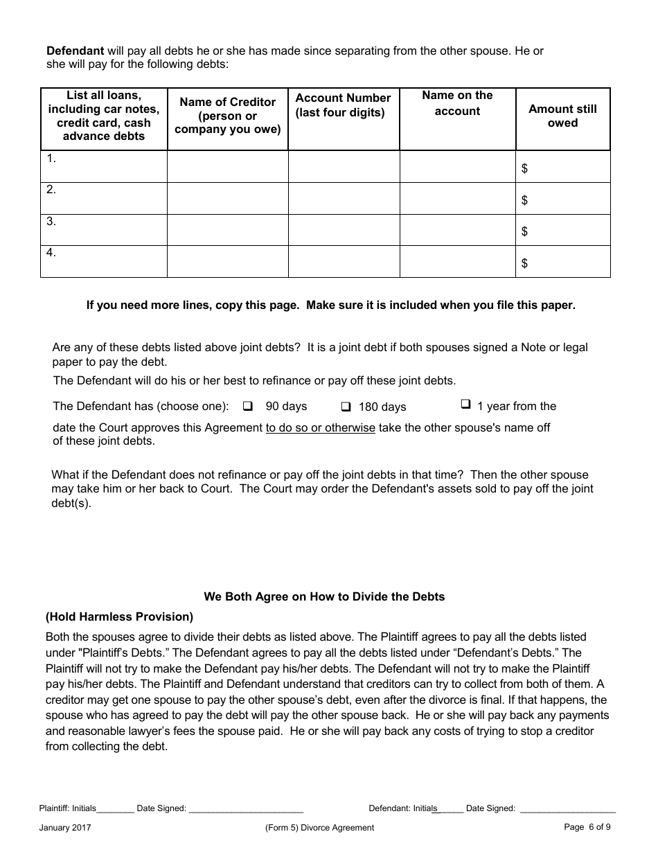 Request for Agreed Divorce With Children - Tennessee, Page 27