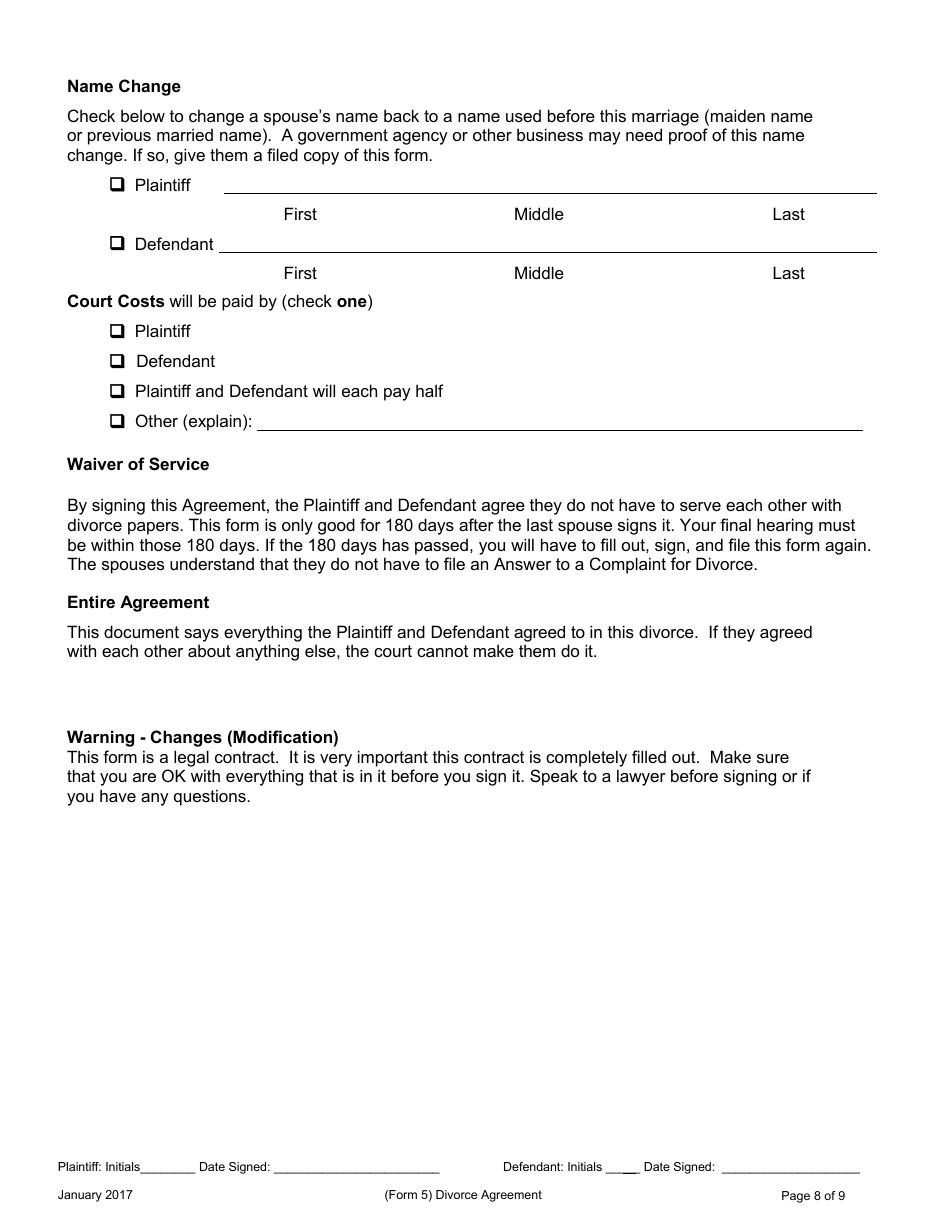 Request for Agreed Divorce With Children - Tennessee, Page 29