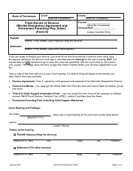 Request for Agreed Divorce With Children - Tennessee, Page 31