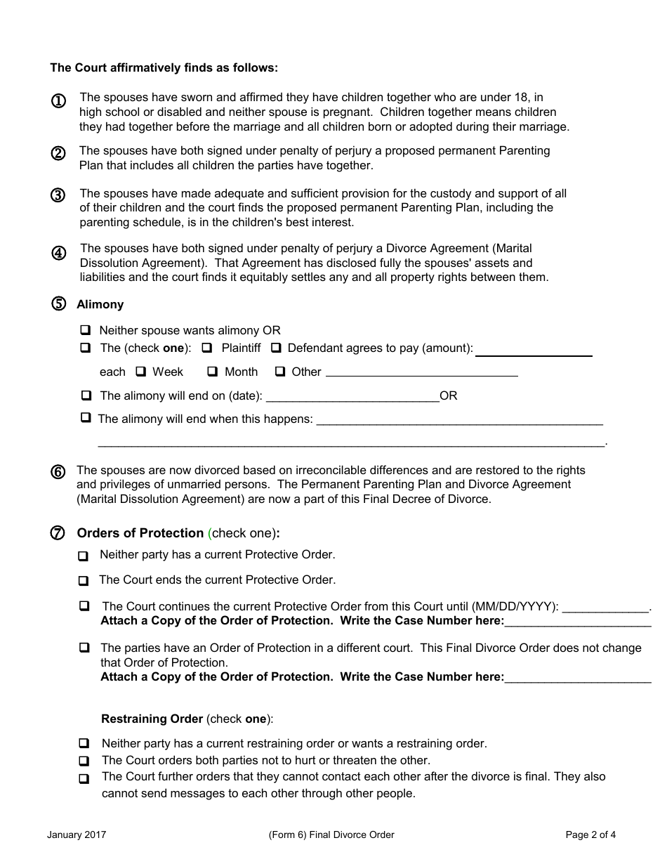 Request for Agreed Divorce With Children - Tennessee, Page 32