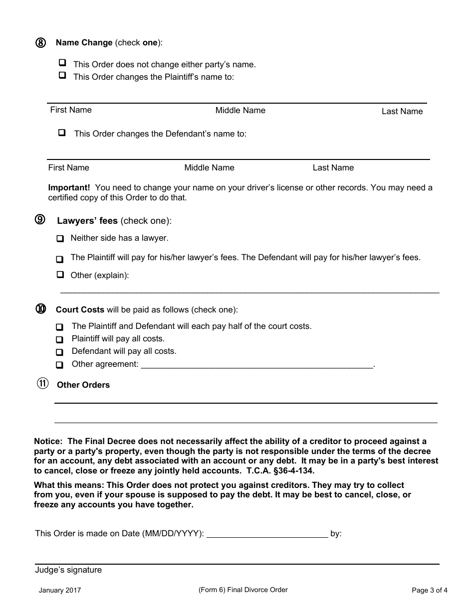 Request for Agreed Divorce With Children - Tennessee, Page 33