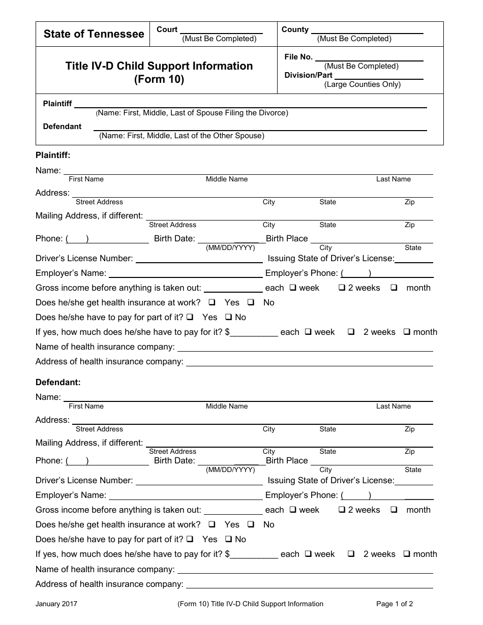 Request for Agreed Divorce With Children - Tennessee, Page 39