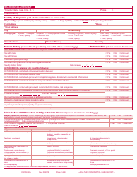 Form 50.42A Adult HIV Confidential Case Report Form, Page 2