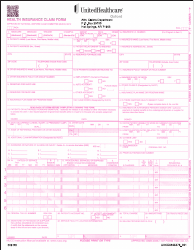 Document preview: Form 009 Health Insurance Claim Form - Unitedhealthcare Oxford