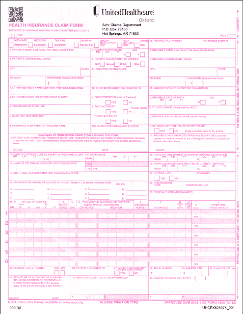 Form 009  Printable Pdf