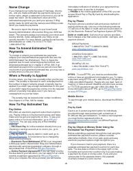 IRS Form 1040-ES Estimated Tax for Individuals, Page 4