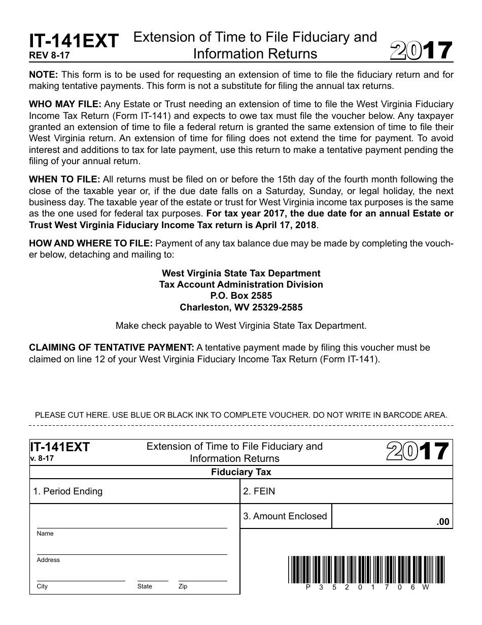 Form IT-141 West Virginia Fiduciary Income Tax Return (For Resident and Non-resident Estates and Trusts) - West Virginia, Page 6