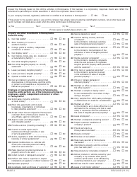 Form REV-203D Business Activities Questionnaire - Pennsylvania, Page 4