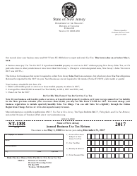 Document preview: Form ST-18B Annual Business Use Tax Return - New Jersey