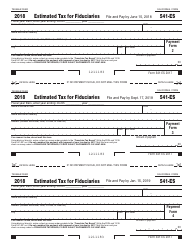 Form 541-ES Estimated Tax for Fiduciaries - California, Page 2