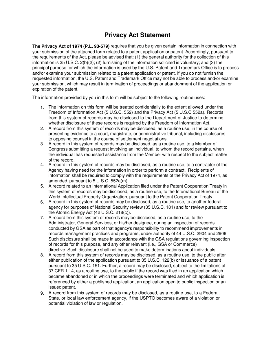 Form PTO / AIA / 08 Declaration for Utility or Design Patent Application (37 Cfr 1.63), Page 3