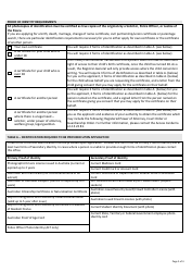 Form 208 Application for Certificate - Canberra, Australian Capital Territory, Australia, Page 2