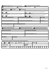 Form 208 Application for Certificate - Canberra, Australian Capital Territory, Australia, Page 4