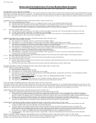 Form 275-321 Fictitious Business Name Statement - County of Alameda, California, Page 2