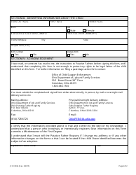 Form JFS01694 Ohio Putative Father Registry - Registration for Fathers - Ohio, Page 2