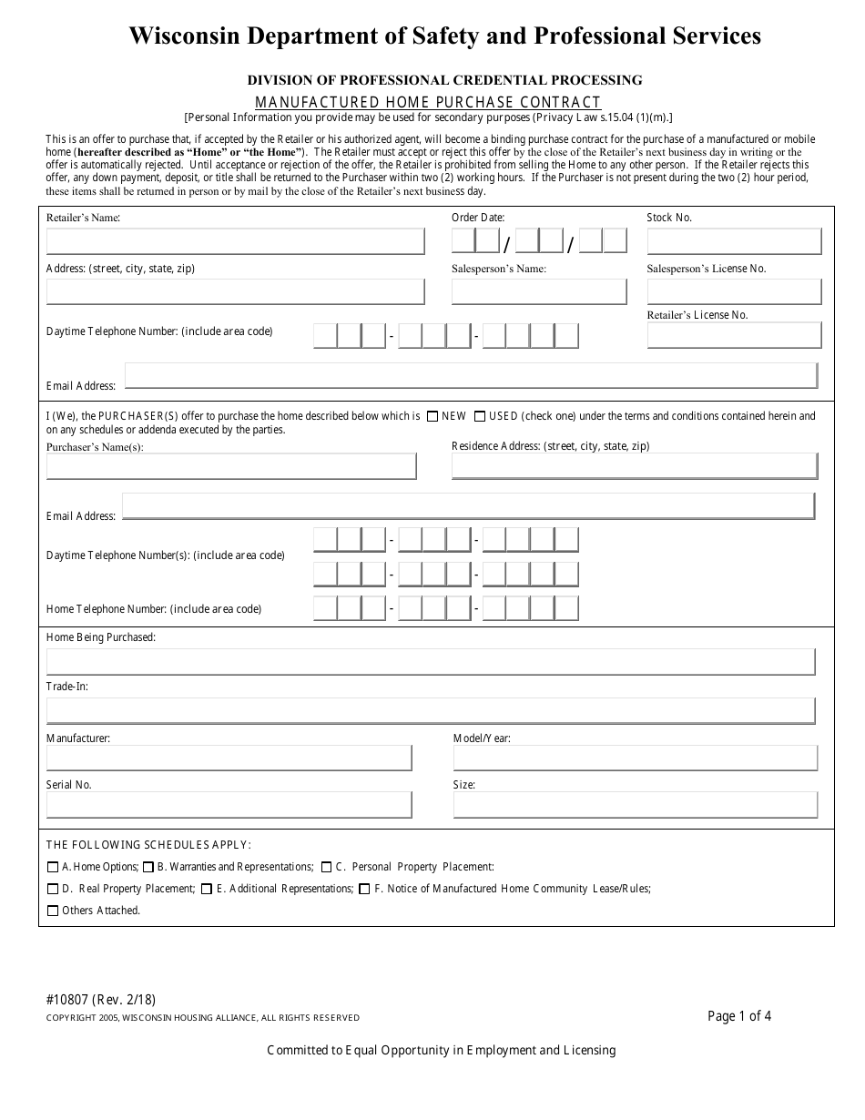 Form 10807 - Fill Out, Sign Online and Download Printable PDF ...