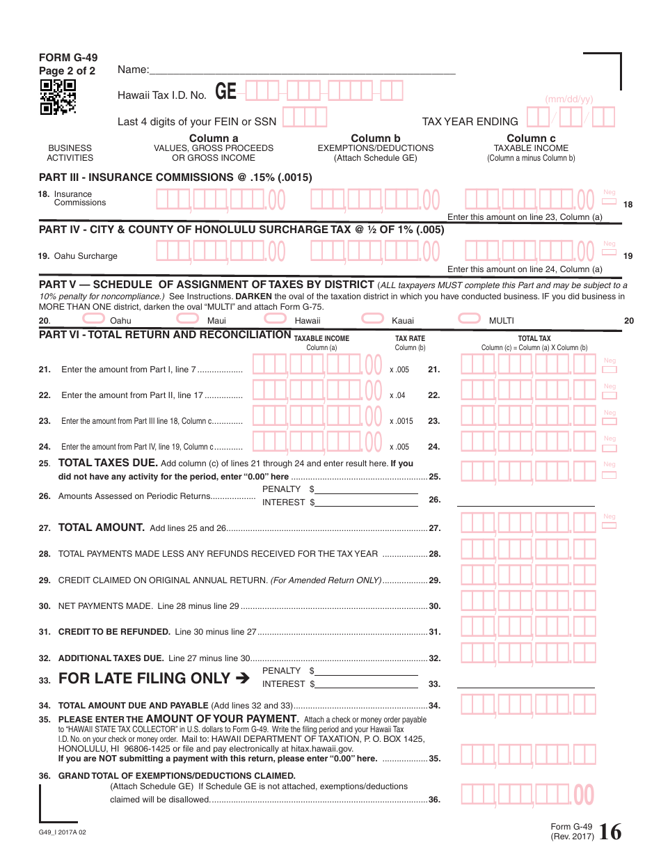 form-g-49-download-printable-pdf-or-fill-online-general-excise-use-annual-return