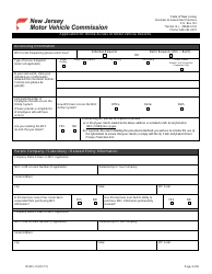 Form OS/DS-19 Application for Online Access to Motor Vehicle Records - New Jersey, Page 2