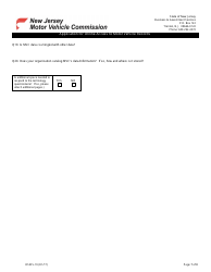 Form OS/DS-19 Application for Online Access to Motor Vehicle Records - New Jersey, Page 7