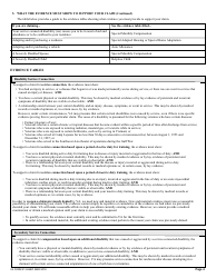 VA Form 21-526EZ Application for Disability Compensation and Related Compensation Benefits, Page 4