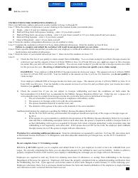 Form G-4 State of Georgia Employee&#039;s Withholding Allowance Certificate - Georgia (United States), Page 2