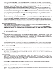 Form CY113 Pennsylvania Child Abuse History Certification - Pennsylvania, Page 4