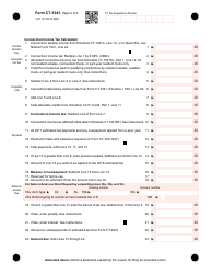 Form CT-1041 Connecticut Income Tax Return for Trusts and Estates for Residents, Nonresidents, and Part-Year Residents - Connecticut, Page 2