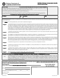 Form DLI-ERD-WCR003 Application for Independent Contractor Exemption Certificate - Montana, Page 2