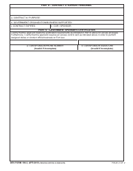 DES Form 190-3 Request for Unescorted Installation Access to Fort Lee, Page 2