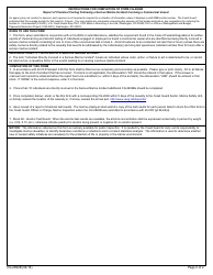 Form CG-2692B Report of Mandatory Chemical Testing Following a Serious Marine Incident Involving Vessels in Commercial Service, Page 2