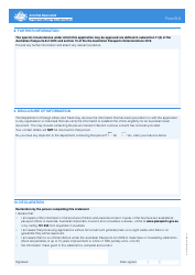 Form B-9 Application for an Australian Travel Document - Australia, Page 4