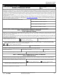 VA Form 21-674 Request for Approval of School Attendance, Page 3