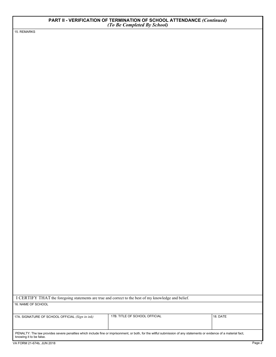 Va Form 21 674 Fill Out Sign Online And Download Fillable Pdf Templateroller 6901