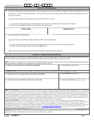 VA Form 21-8951-2 Notice of Waiver of VA Compensation or Pension to Receive Military Pay and Allowances, Page 2