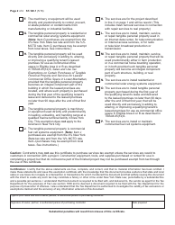 Form ST-120.1 Contractor Exempt Purchase Certificate - New York, Page 2