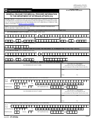 VA Form 21-4142A General Release for Medical Provider Information to the Department of Veteran Affairs (VA)