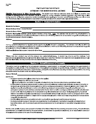 Form 430021 Affidavit for Minor School License - Iowa