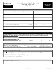 Form CHAR410 Registration Statement for Charitable Organizations - New York