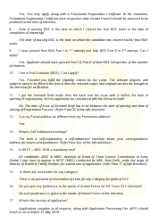 Application Form for Grant of Short Service Commission in Army Dental Corps - India, Page 13