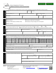 Document preview: Form 4681 Request From Driver License Record Holder - Missouri