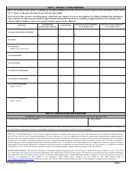 VA Form 21-0788 Information Regarding Apportionment of Beneficiary&#039;s Award, Page 2