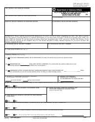 VA Form 21P-0512S-1 Old Law and Section 306 Eligibility Verification Report (Surviving Spouse)