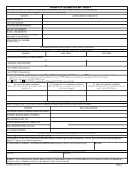 VA Form 21P-0512S-1 Old Law and Section 306 Eligibility Verification Report (Surviving Spouse), Page 2