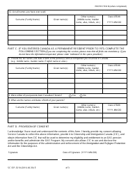Form SC ISP-3210 Consent to Exchange Information With Citizenship and Immigration Canada - Canada, Page 3