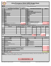 AER Form 600 Company Commander &amp; First Sergeant Quick Assist Program - Application for Army Emergency Relief (AER) Financial Assistance, Page 3